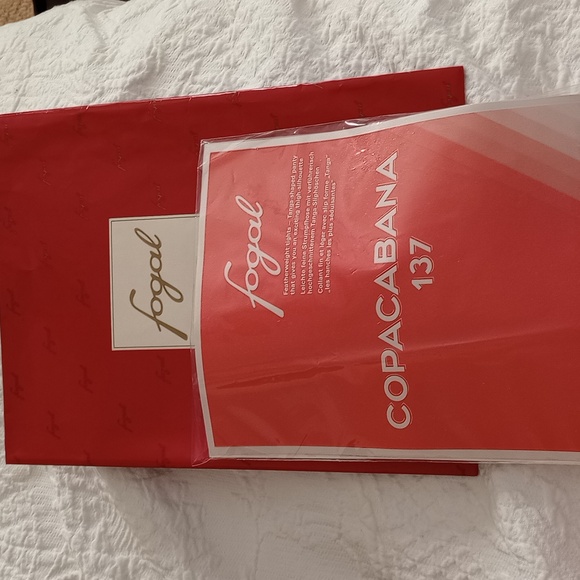 fogal Accessories - NIP FOGAL COPACABANA Featherlight Tights Luxury Hosiery Large Gris / Switzerland